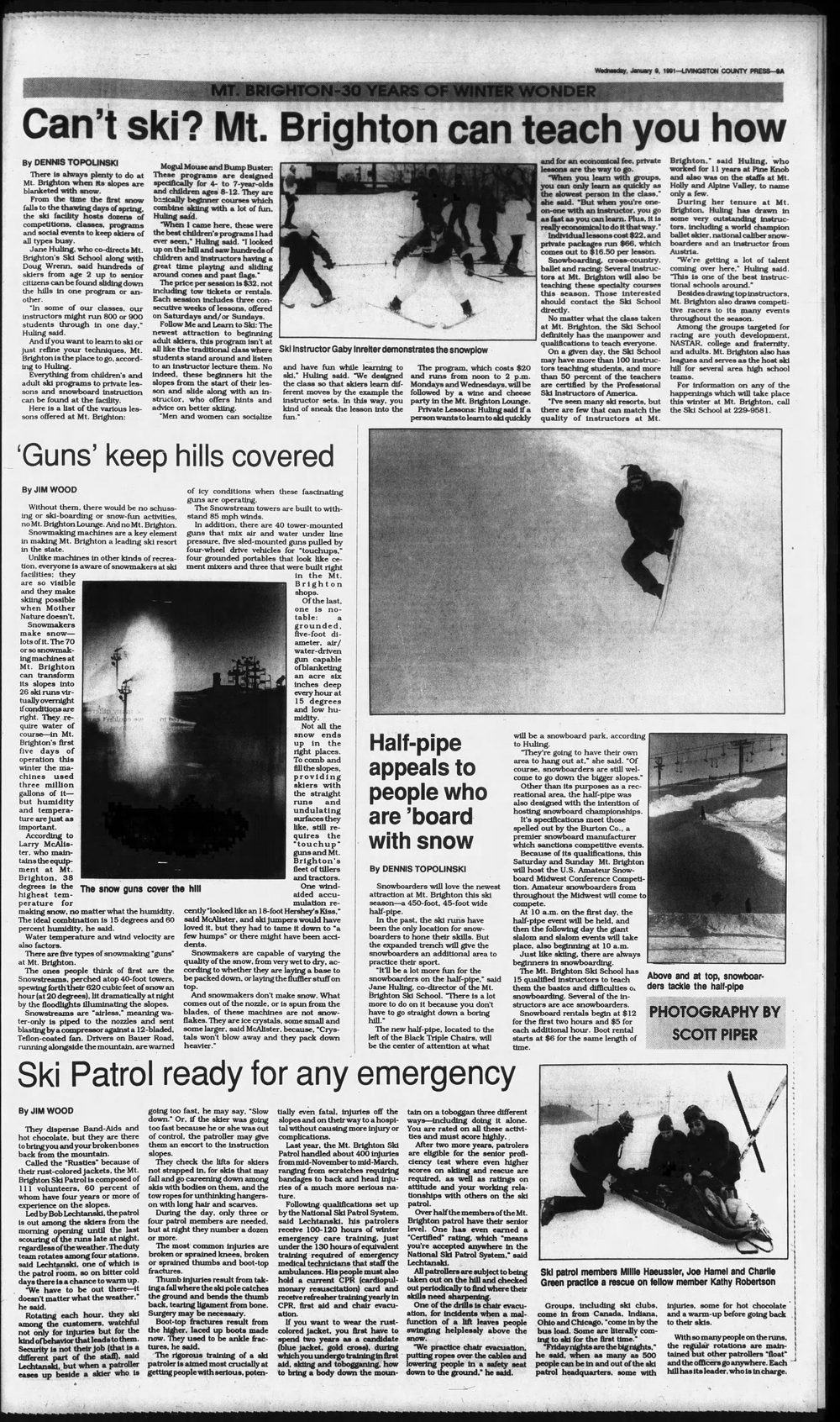 Mt. Brighton - 1991 Feature Article